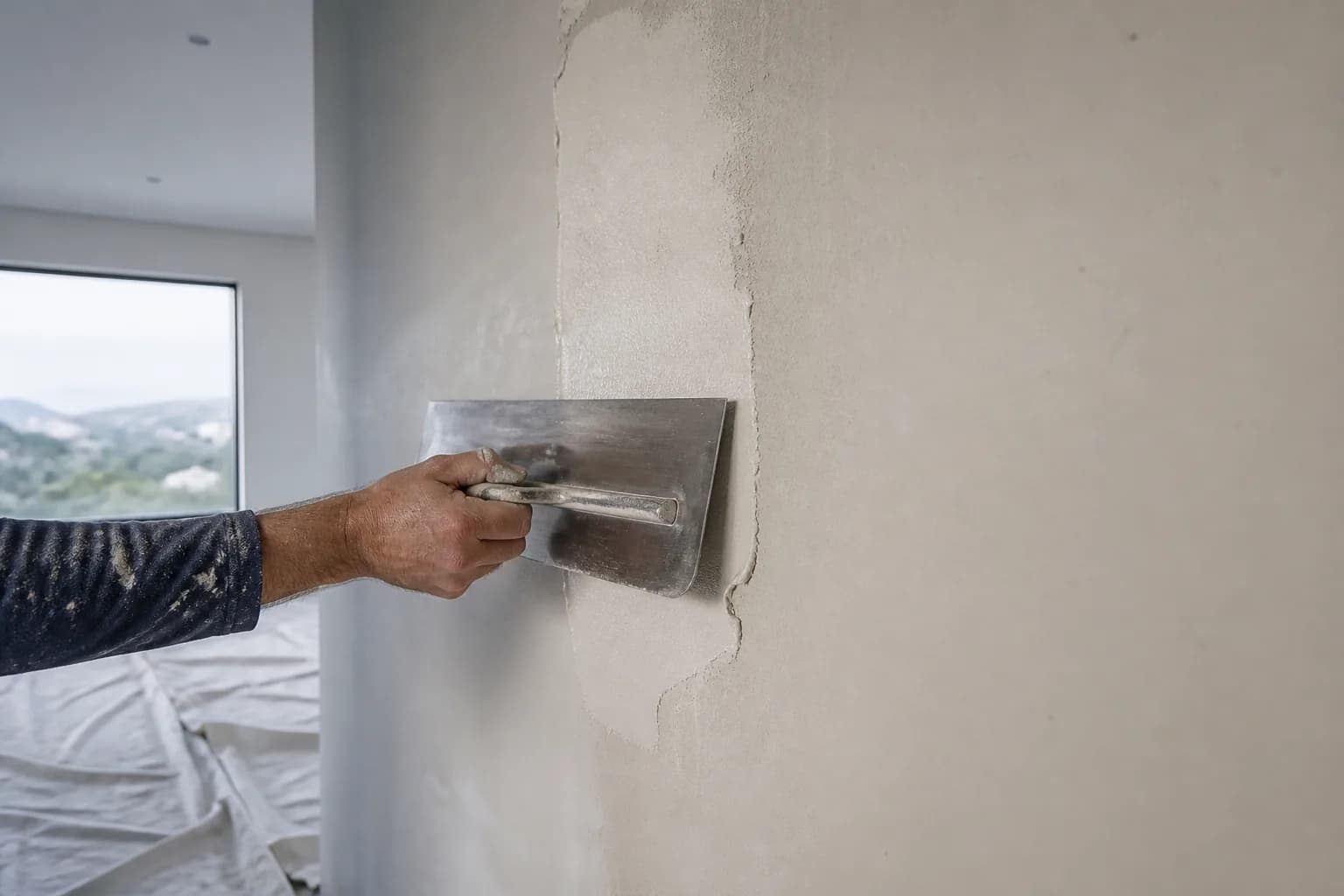Craftsman plaster repaired as plaster — Drywall & Plastering in Pasadena
