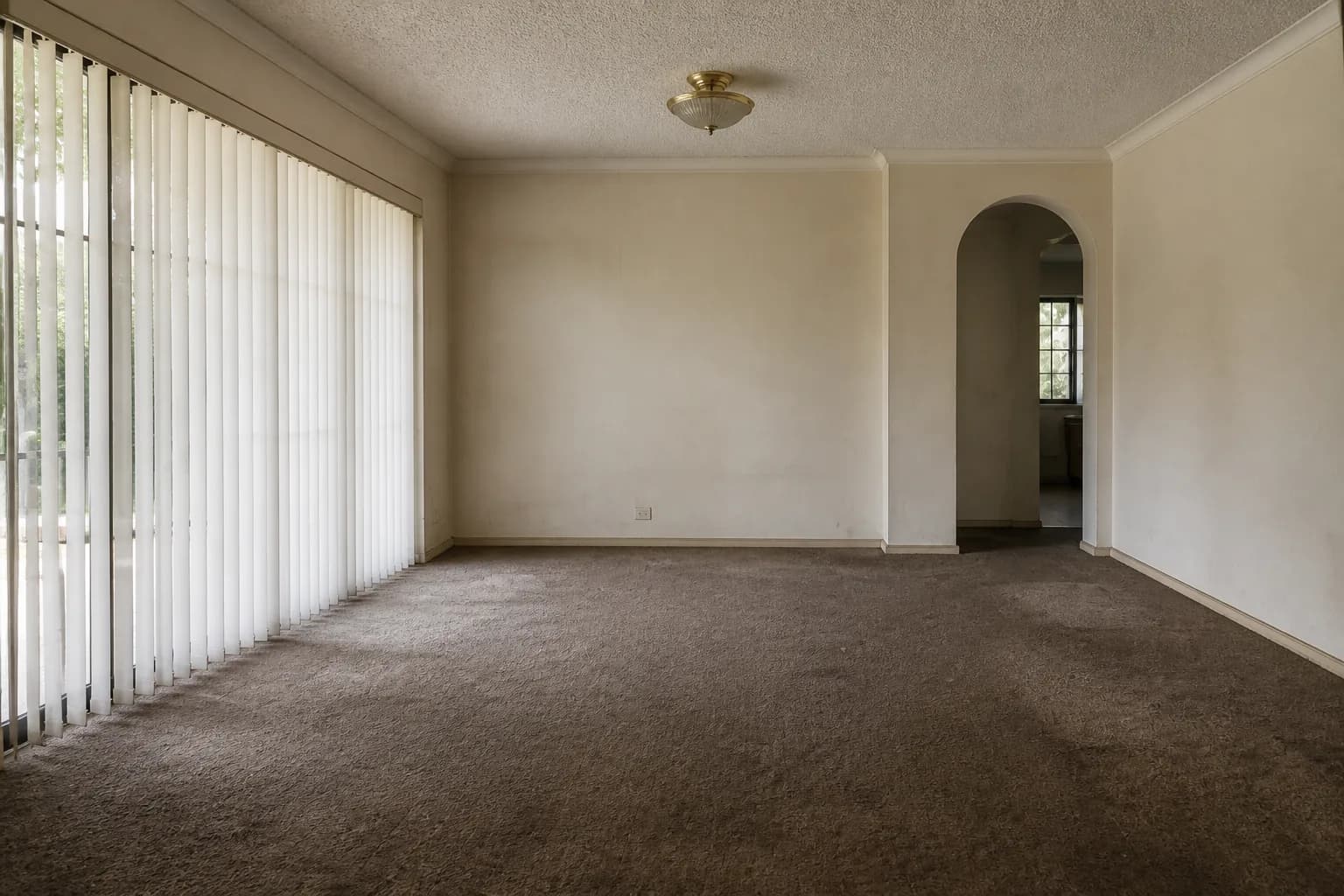 Popcorn ceiling removal and repaint in Encino, before work started